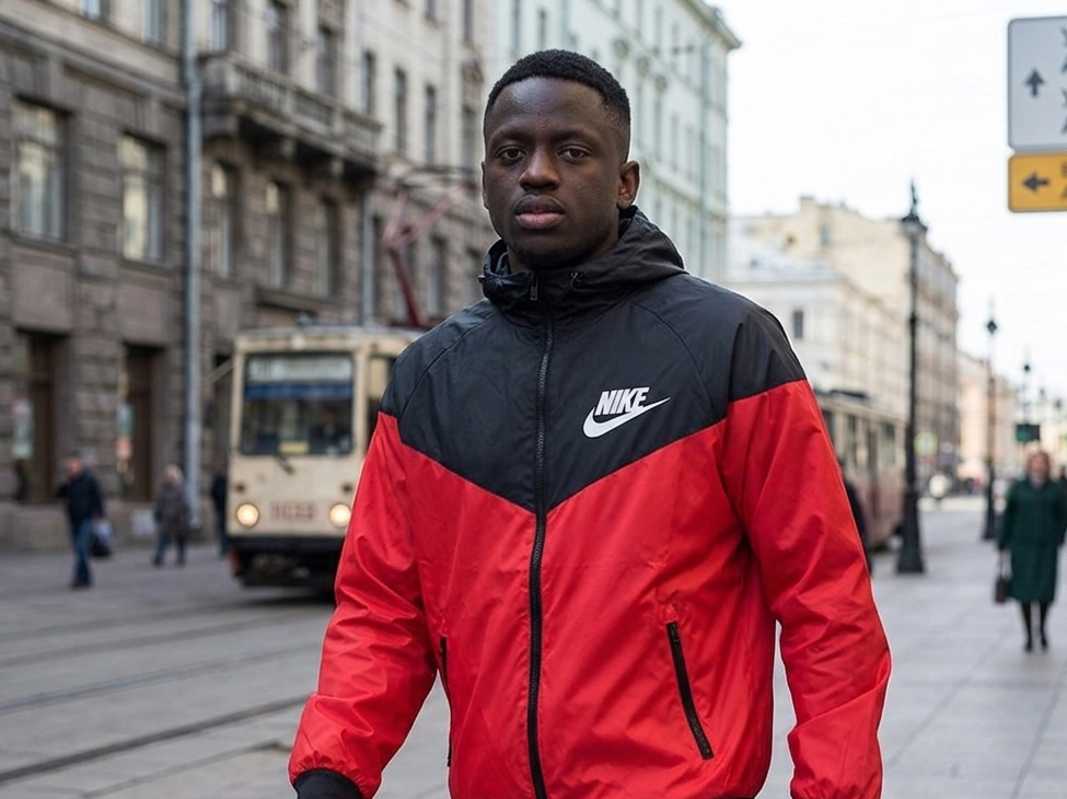 С чем носить мужскую ветровку Nike в городе