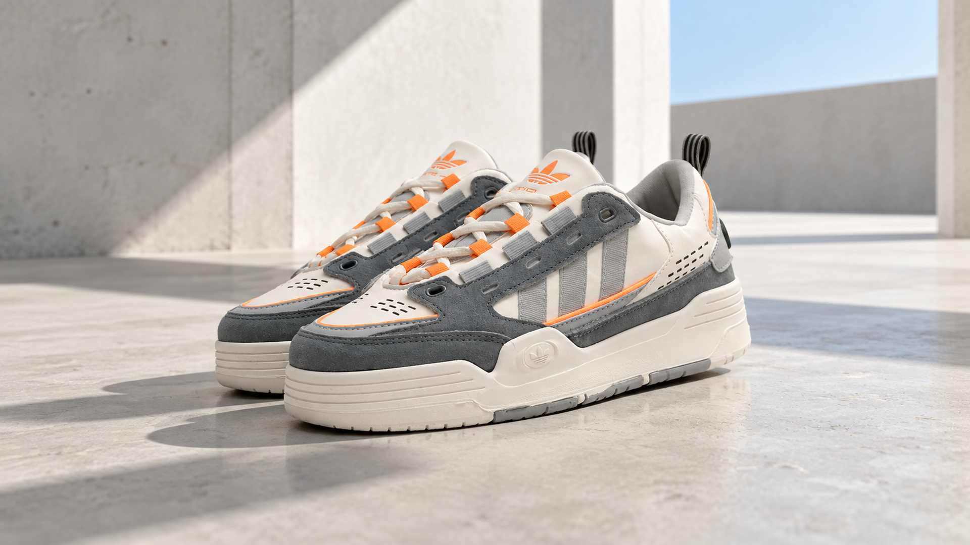 Бежевые кроссовки Adidas ADI 2000, арт. 34940.