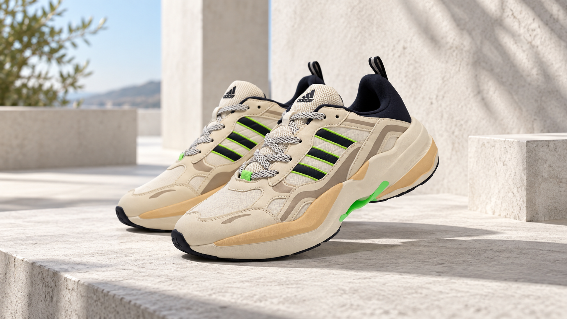 Бежевые кроссовки Adidas Maxxcetus, арт. 42492.