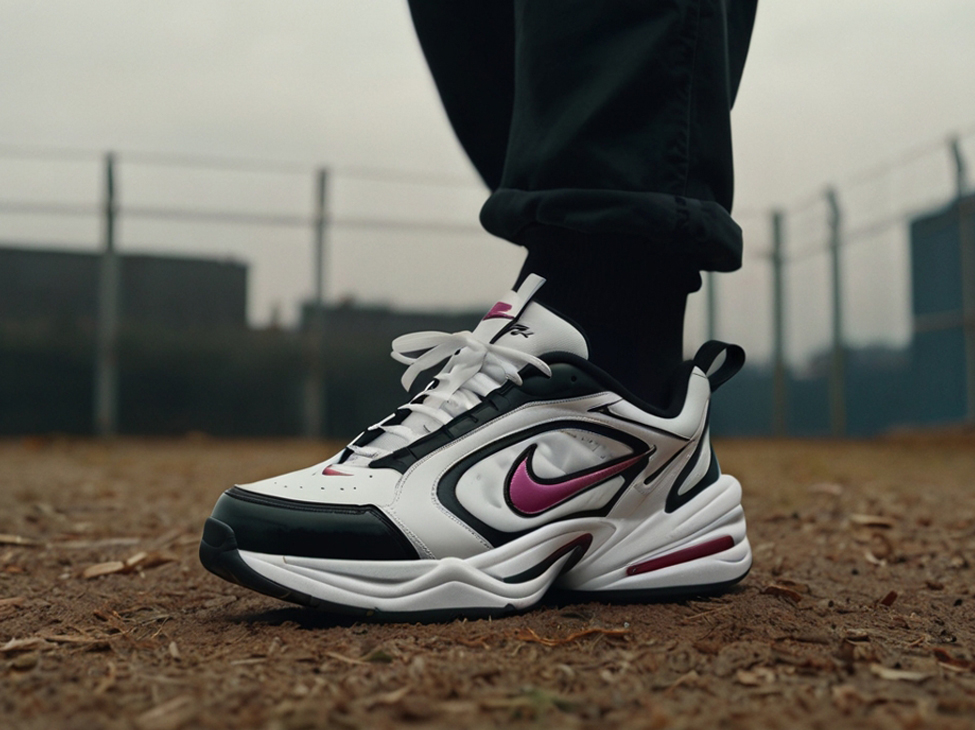 Белые кроссовки Nike Air Monarch IV: идеальный минимализм